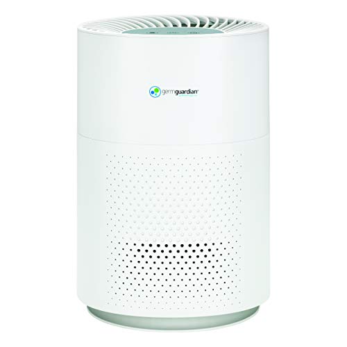 Germ Guardian True HEPA Filter Air Purifier for Home, Office, Bedrooms, Filters Allergies, Pollen, Smoke, Dust, Pet Dander, Mold, Activated Carbon Eliminates Odors and Deodorizes, White, AC4200W