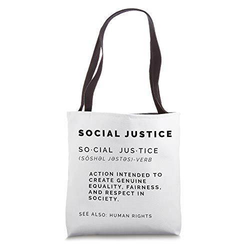 Social Justice Definition Shirt | SJW, Liberal, Civil Rights Tote Bag