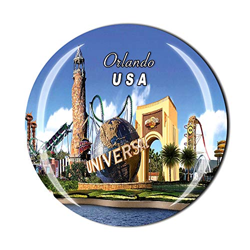 Time Traveler Go Orlando Florida USA 3D Refrigerator Magnet Souvenir Gift Home Kitchen Decoration Magnetic Sticker