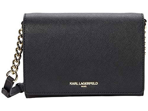 Karl Lagerfeld Paris Connie Crossbody Black/Gold One Size