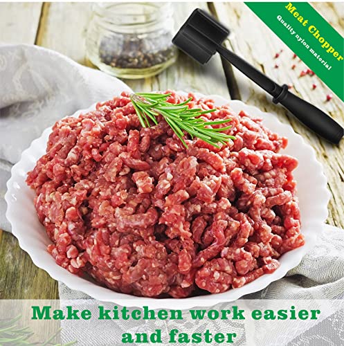 Meat Chopper, Multifunctional Hamburger Meat Chopper, Professional Heat Resistant Nylon Meat/Potato Masher – Safe for Non-Stick Cookware, Chop and Stir Meat Masher Tool, 1 pack | The Storepaperoomates Retail Market - Fast Affordable Shopping