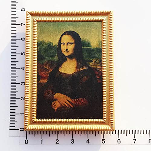 3D Mona Lisa Louvre Paris France Refrigerator Fridge Magnet Tourist Souvenirs Handmade Resin Craft Magnetic Stickers Home Kitchen Decoration Travel Gift | The Storepaperoomates Retail Market - Fast Affordable Shopping