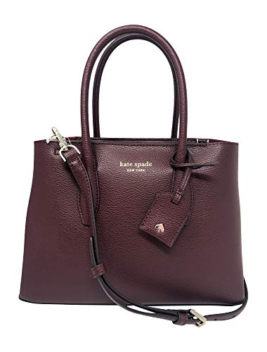 Kate Spade New York Eva Small Top Zip Satchel Crossbody Shoulder Bag Handbag, Cherrywood