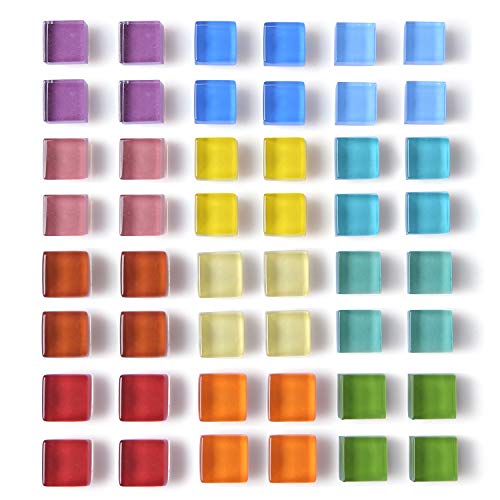 48 Pack Glass Refrigerator Magnets for Fridge Cute Magnets Color Decorative Magnets for Office Locker Magnets for Whiteboard