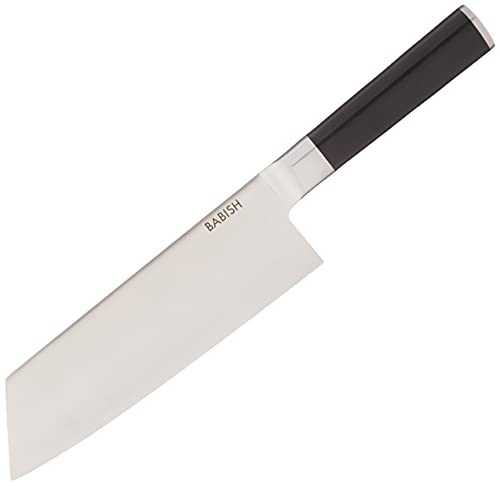 Babish High-Carbon 1.4116 German Steel Cutlery, 7.5″ Clef (Cleaver + Chef) Knife, Good Housekeeping Standout Knife of 2022
