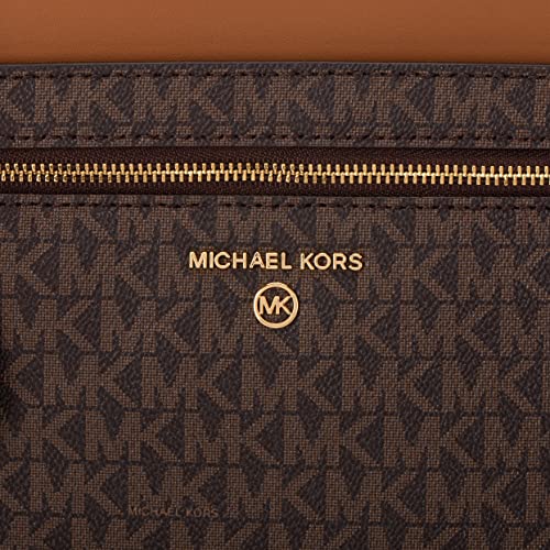 Michael Kors Jet Set Charm Large North/South Flat Crossbody Brown/Acorn One Size | The Storepaperoomates Retail Market - Fast Affordable Shopping