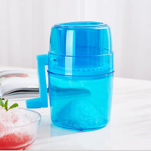 Ice Shaver, Hand-Cranked Household Ice Breaker With Stainless Steel Blade, Mini Portable Ice Maker
