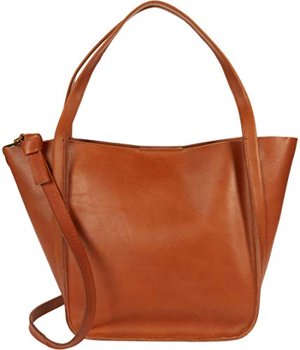 Madewell Women’s Sydney Tote, Burnished Caramel, Brown, Tan, One Size