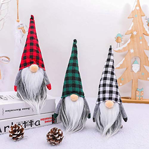 Gnomes Christmas Decorations 3PC Handmade Santa Scandinavian Tomte Plush Gnom, Home Tabletop Ornaments Christmas Gnome Decor for Adults. | The Storepaperoomates Retail Market - Fast Affordable Shopping