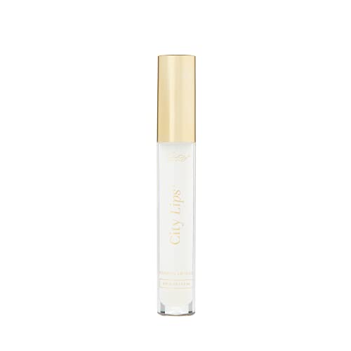 City Beauty City Lips Clear – Plumping Lip Gloss – Hydrate & Volumize – All-Day Wear – Hyaluronic Acid & Peptides Visibly Smooth Lip Wrinkles – Cruelty-Free