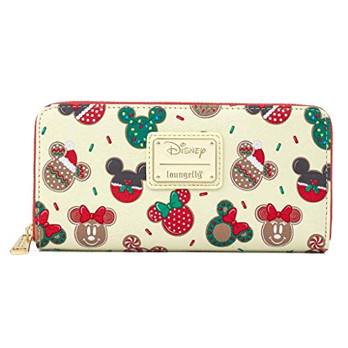 Loungefly Disney Mickey and Minnie Christmas Cookies Wallet