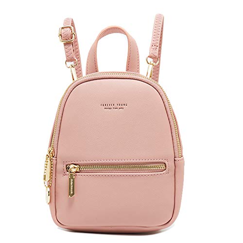 WILSLAT Women Mini Backpack Purse,Fashion Lightweight Leather Messenger Bag Travel Small Shoulder Bag