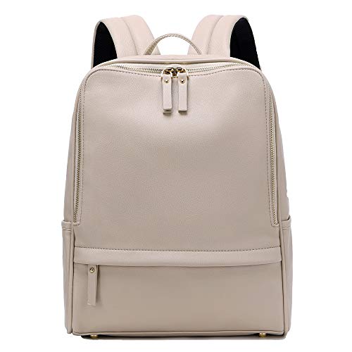PAOIXEEL Lightweight Soft PU Leather Fashion Backpack Purse for Women, Anti-theft Travel Bag