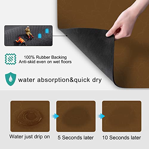 Coffee Maker Mat for Countertops,Coffee Table Mat Decor,Hide Stain Rubber Backed Absorbent Bar Mats for Counter,Espresso Machine Dish Rack Pad,fun Kitchen Gadgets Protect Table & Home Appliances | The Storepaperoomates Retail Market - Fast Affordable Shopping