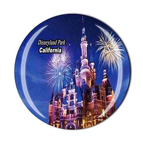 Time Traveler Go Disneyland Park California USA 3D Refrigerator Magnet Souvenir Gift Home Kitchen Decoration Magnetic Sticker
