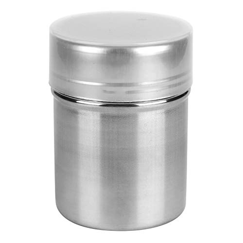 Powder Sifter Powder Sugar Shaker Stainless Steel Seasoning Jar Powder Shaker for Pepper Home Kitchen Accessory(S)