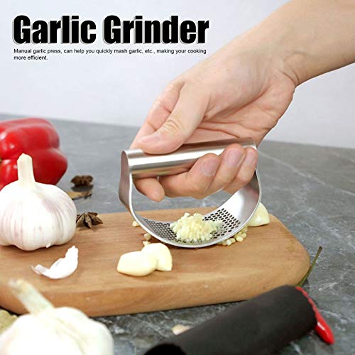 Pinsofy Garlic Press, Stainless Steel Portable Garlic Grinder, Restaurant Garlic for Kitchen Home | The Storepaperoomates Retail Market - Fast Affordable Shopping