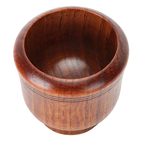 Mortar Pestle Set, Grinding Bowl, Hand Made Light Weight Wear‑Resistant Stable Base And Not Easily Damaged for Home Kitchen
