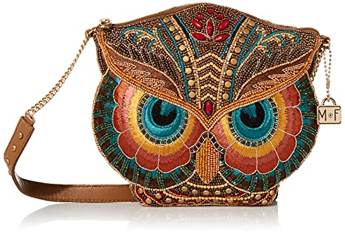 Mary Frances womens Little Wiser Crossbody Owl Handbag Sling Bag, Multi, Small US