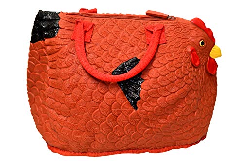 Hen Couture Rubber Chicken Purse – Rhode Island Red Hen Bag Handbag | The Storepaperoomates Retail Market - Fast Affordable Shopping