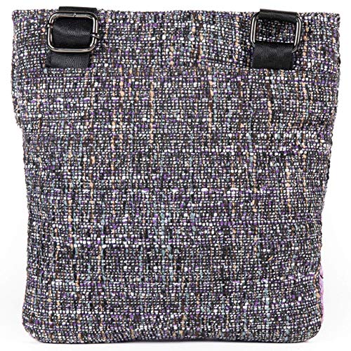 Dime Bags Small Multi-Purpose Bag | Cross Body Hemp Purse with Adjustable Strap & Airtight Baggie Included (Small, Static Purple) | The Storepaperoomates Retail Market - Fast Affordable Shopping