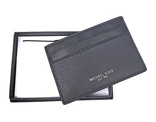 Michael Kors Andy Leather Card Case/Wallet (Black)