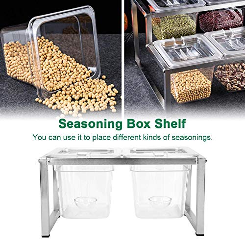 Seasoning Container, Spice Organizer Seasoning Can Box Pepper Salt Can Multifunctional Seasoning Storage Box Seasoning Box, Kitchen for Home | The Storepaperoomates Retail Market - Fast Affordable Shopping