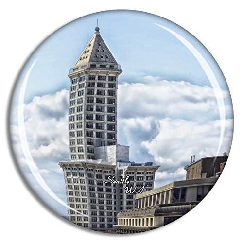 Fridge Magnets Travel Souvenir Seattle Space Needle Washington USA Funny Sticker for Home Decoration Office Whiteboard