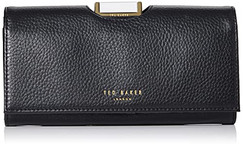 Ted Baker Women’s Classic Travel Accessory-Bi-Fold Wallet, Black, One Size