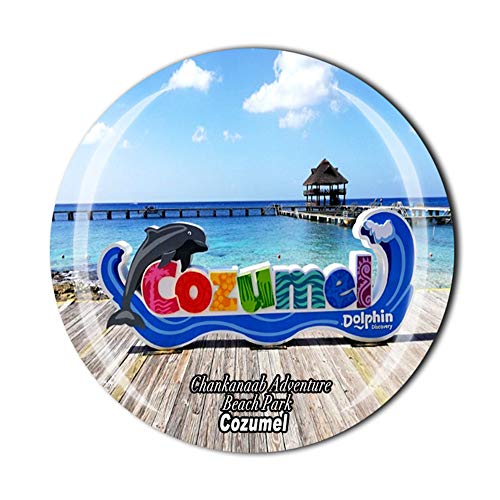 Cozumel Mexico Travel Souvenir Gift 3D Crystal Refrigerator Magnet Home Kitchen Decoration Magnetic Sticker