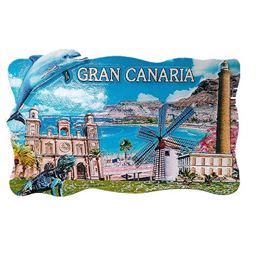 Gran Canaria Island Spain 3D Fridge Magnet Travel Souvenir Gift,Home & Kitchen Decoration Magnetic Sticker Spain Refrigerator Magnet Collection