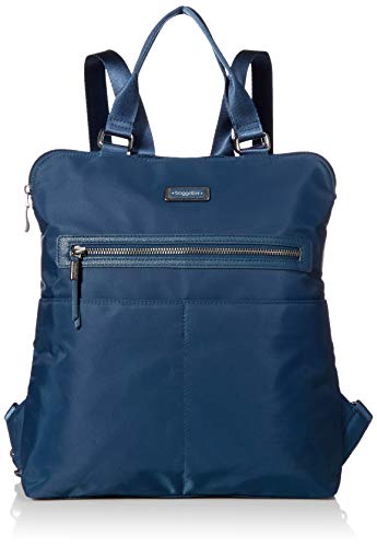 Baggallini womens Jessica Convertible Tote Backpack, Navy, One Size US