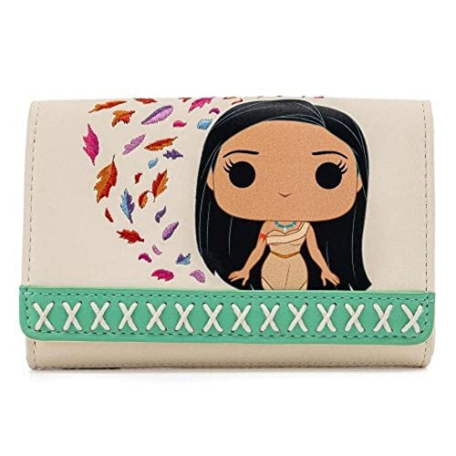 Loungefly X Disney Pocahontas POP! Trifold Wallet – Cute Wallets – Fashion Accessories