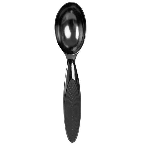 Home Basics Ice Cream Scoop, Nova Collection Zinc Kitchen Gadgets Tool with Smooth Grip, Easy to Use, Store and Clean, Black Onyx, 7