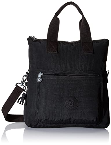 Kipling womens Eleva Crossbody Bag, Black Noir, 12.25 L X 13 H X 4.75 D US