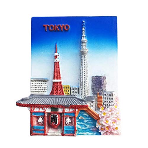 Japan Tokyo Tower Fridge Magnets Funny 3D Resin Magnet for Refrigerator Travel Souvenir Gifts Home Kitchen Decoration Magnets Sticker Crafts