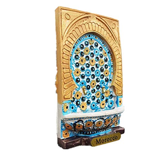 Moroccan Mosaic Sink Fridge Magnets Funny 3D Resin Magnet for Refrigerator Travel Souvenir Gifts Home Kitchen Decoration Magnets Sticker Crafts