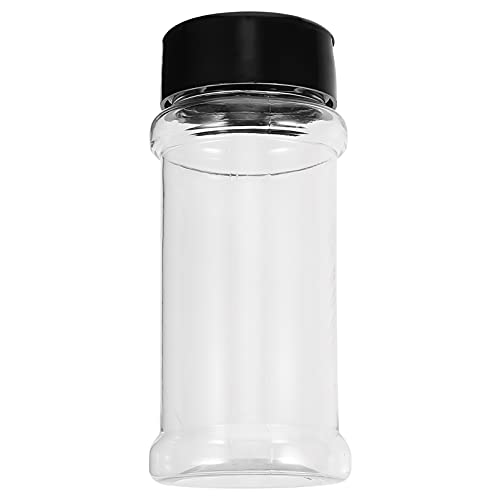 Yardwe 10pcs Salt Pepper Shakers Seasoning Bottles Spice Jars Empty Spice Containers Kitchen Supplies for Home Kitchen Picnic Clear 170ml