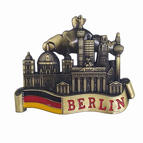 Berlin Germany 3D Metal Fridge Magnet Tourist Souvenir Gift Home & Kitchen Decoration Magnetic Sticker Berlin Germany Refrigerator Magnet Collection | The Storepaperoomates Retail Market - Fast Affordable Shopping
