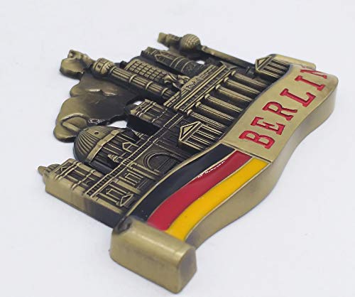 Berlin Germany 3D Metal Fridge Magnet Tourist Souvenir Gift Home & Kitchen Decoration Magnetic Sticker Berlin Germany Refrigerator Magnet Collection | The Storepaperoomates Retail Market - Fast Affordable Shopping