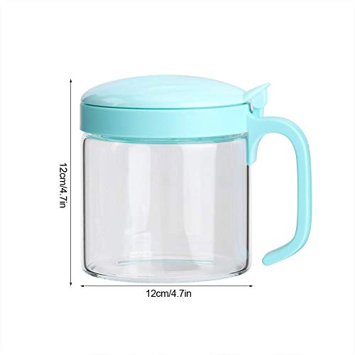 Seasoning Pot, Clear Seasoning Rack Innovative Shell Lid Seasoning Jar Salt Pepper Seasoning Pot Bottle for Home Kitchen Use Blue | The Storepaperoomates Retail Market - Fast Affordable Shopping
