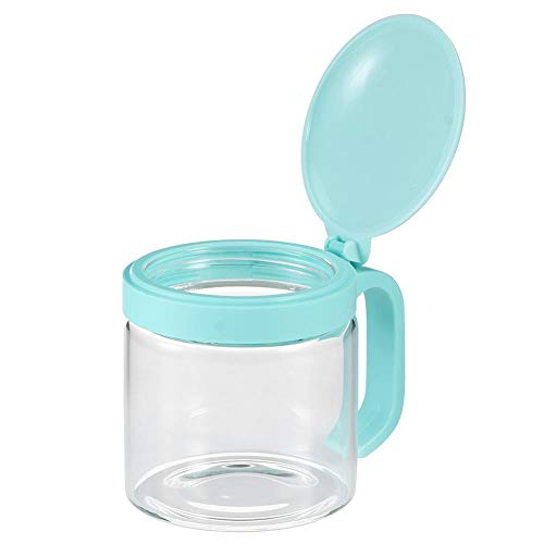 Seasoning Pot, Clear Seasoning Rack Innovative Shell Lid Seasoning Jar Salt Pepper Seasoning Pot Bottle for Home Kitchen Use Blue | The Storepaperoomates Retail Market - Fast Affordable Shopping