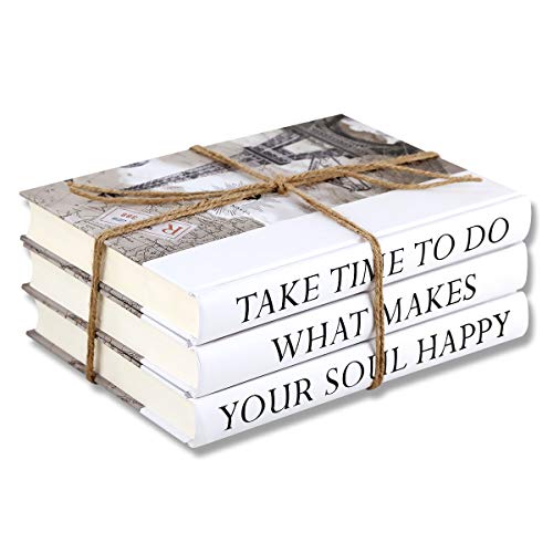 3 Piece Take Quote Decorative Book Set,Fashion Decoration Book,Real Blank Hardcover Book For Decor | Fashion Designer Quote Books,Fashion Design Book Stack, Display Books For Coffee Tables And Shelves | The Storepaperoomates Retail Market - Fast Affordable Shopping