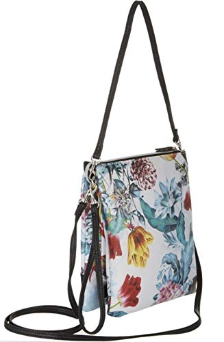 Stone Mountain Superfecta White Floral Leather Crossbody Bag | The Storepaperoomates Retail Market - Fast Affordable Shopping