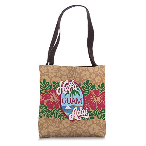 Guam Bags Chamorro Hibiscus Flower Guamanian Gifts Hafa Adai Tote Bag | The Storepaperoomates Retail Market - Fast Affordable Shopping