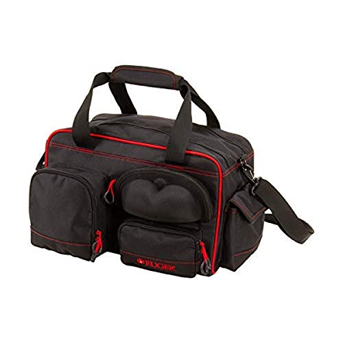 Ruger® Peoria Performance Range Bag by Allen®, Black and Red, One Size (27972)