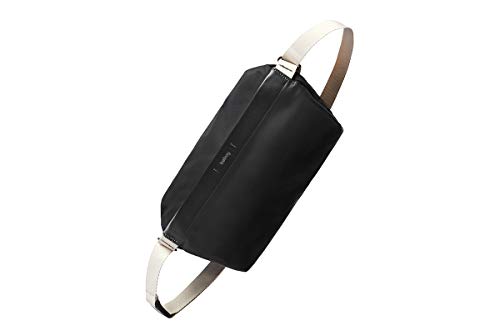 Bellroy Sling Bag – Premium (Leather Crossbody Bag for Men, Women, 7L)- Black Sand