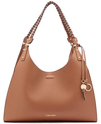 Calvin Klein Shelly Triple Compartment Tote, Caramel | The Storepaperoomates Retail Market - Fast Affordable Shopping