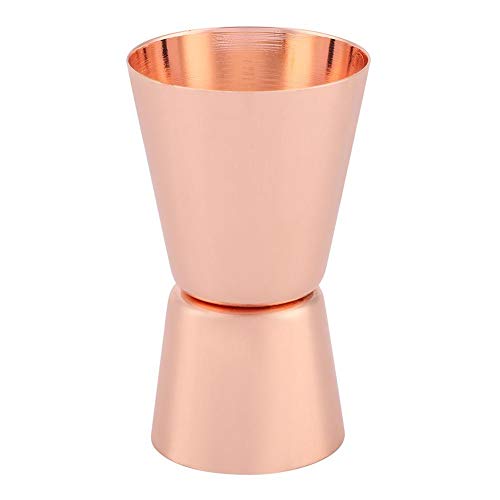 Double Jigger for Bartending, Japanese Measure Jiggers Cocktail Measuring Cup 0.5 oz 1 oz for Bar Home Kitchen (rose Gold)