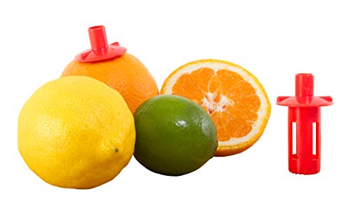 Kitchen + Home Citrus Tap – Portable Lemon Lime Juicer , Orange Citrus Spout and Jalapeño Corer – 3 Pack